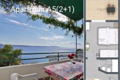 Apartments Reljic Apartment 3 – A5(2+1) foto 1