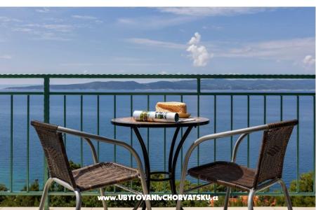 View blue apartments Brela Croatia