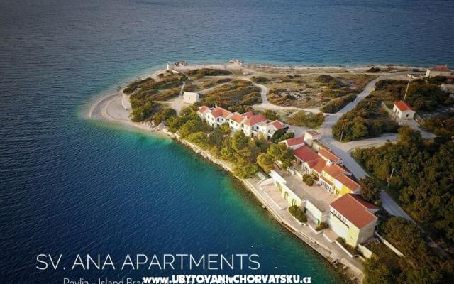 Apartmani Sv. Ana – Accommodation Island of Brac Kroatië