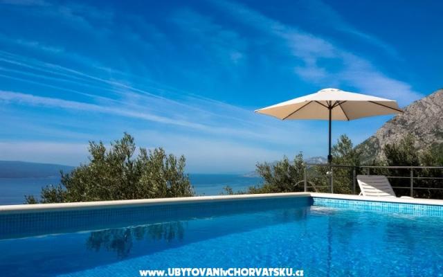 Apartments with pool – Accommodation Makarska Kroatië