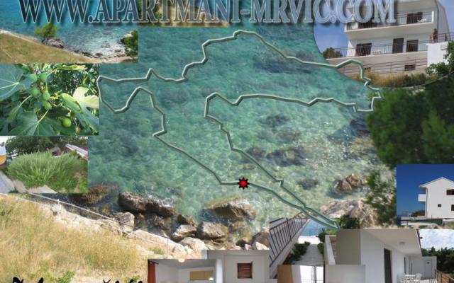 Apartmani Mrvic Marušići – Accommodation Omis Kroatië