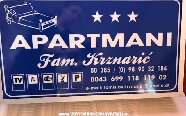 Apartmani Krznaric – Accommodation Island of Vir Kroatië